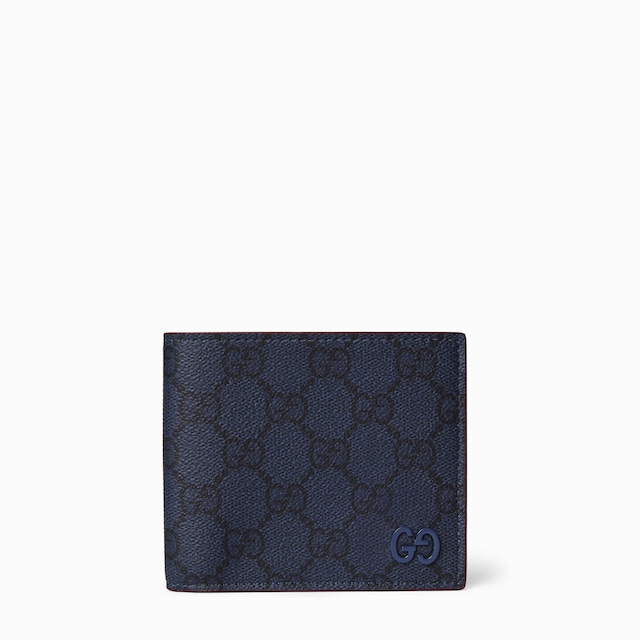 Cartera dos pliegues, GG e interior burdeos