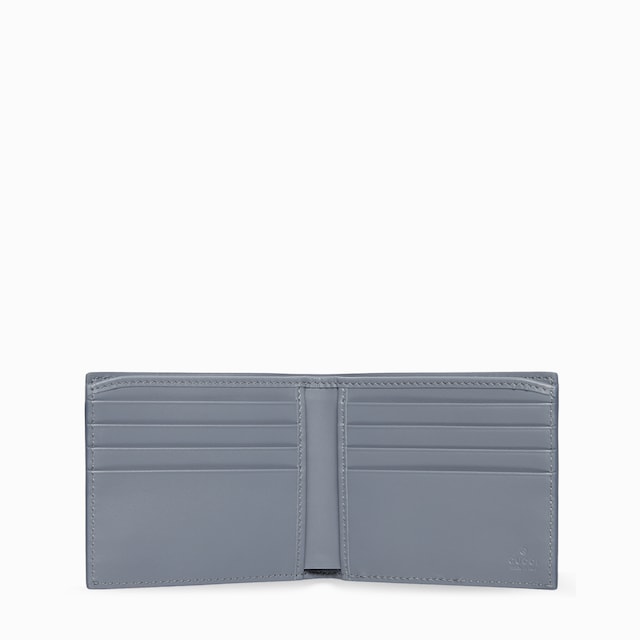 Dusty blue interior GG bi-fold wallet
