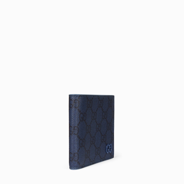 Dusty blue interior GG bi-fold wallet