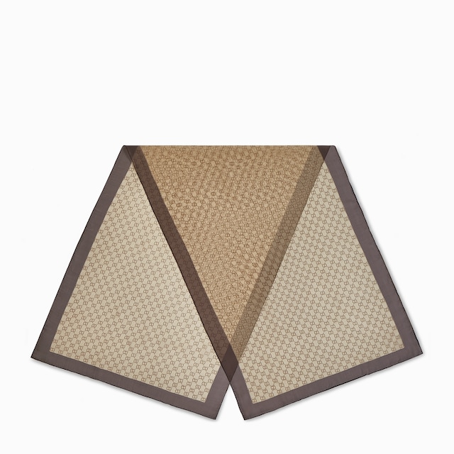 Stola aus Seidenchiffon mit Print