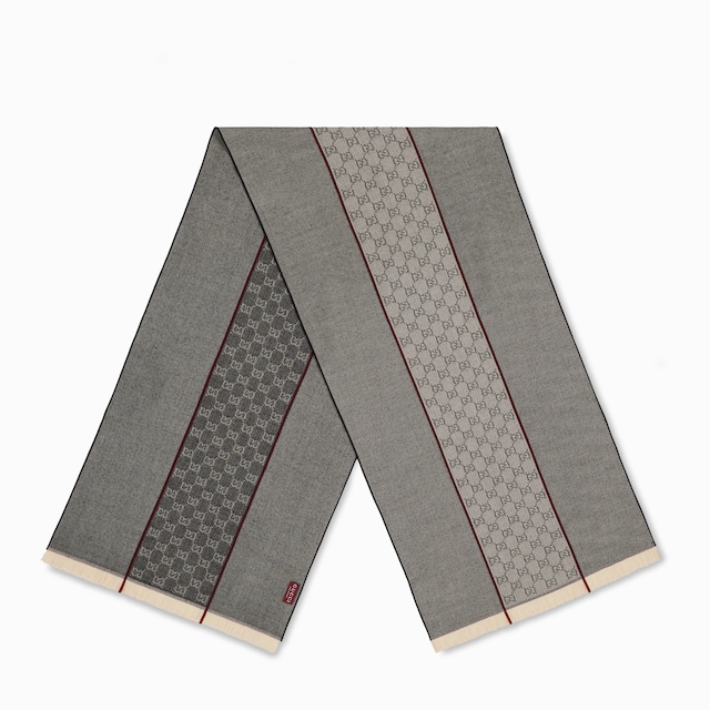 Sciarpa in lana GG jacquard