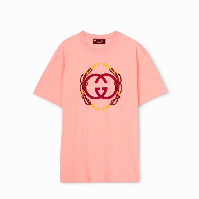 Cotton jersey T-shirt with print