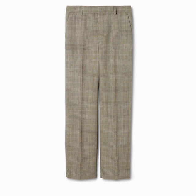 Prince of Wales wool trousers