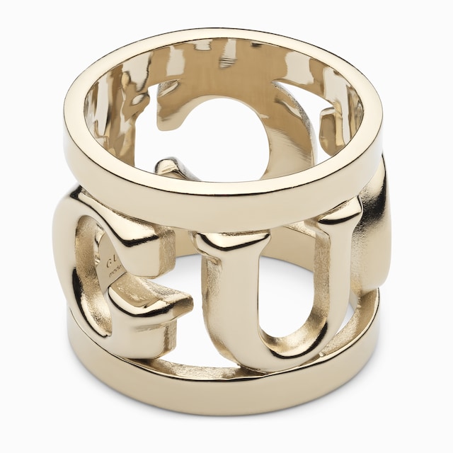 Gucci logo carré ring