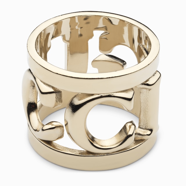 Gucci logo carré ring