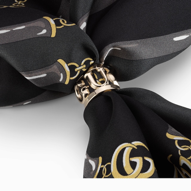 Gucci logo carré ring