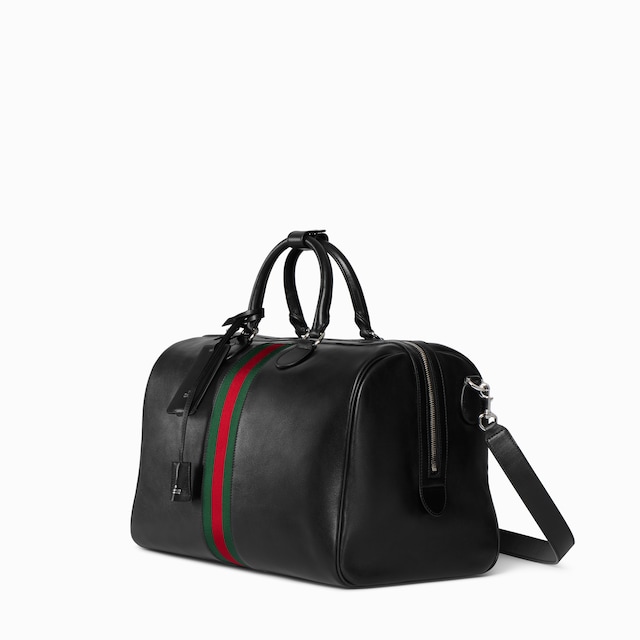 Web Trademark medium duffle bag