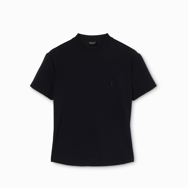 T-shirt en jersey de rayonne avec broderie