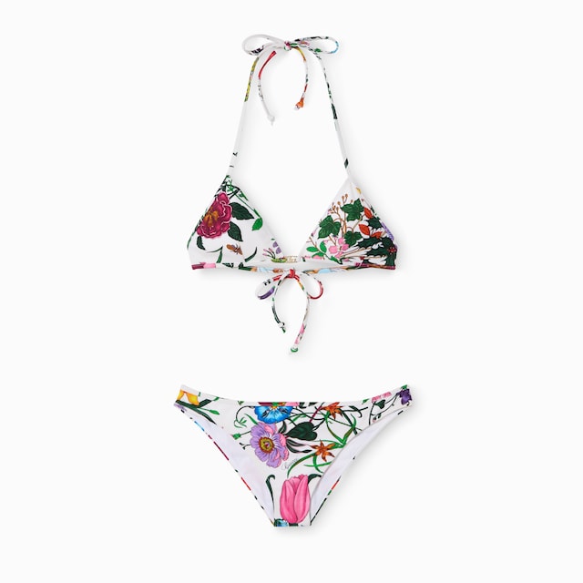 Bikini in jersey sparkling stampato