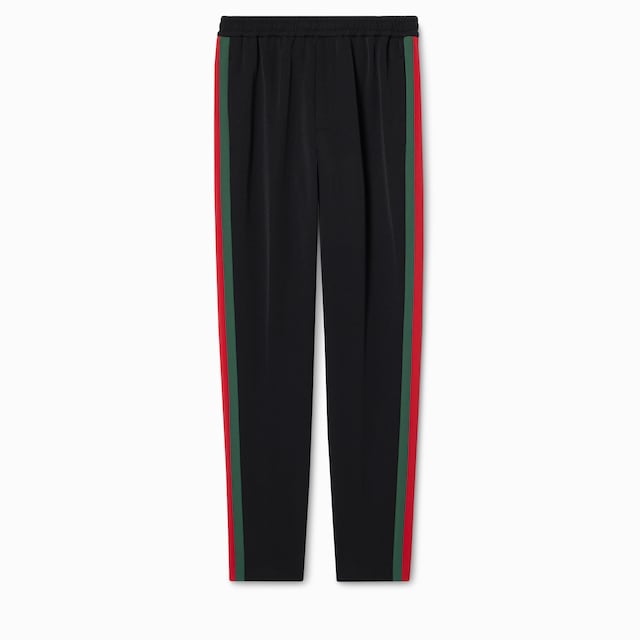 Stretch nylon sportswear pants with Web