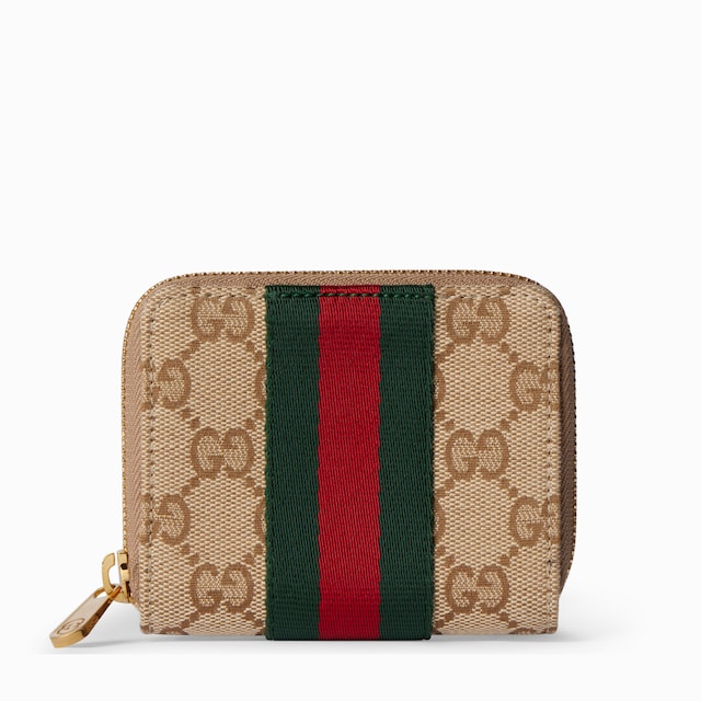ウェブ付き GG ジップアラウンドウォレット