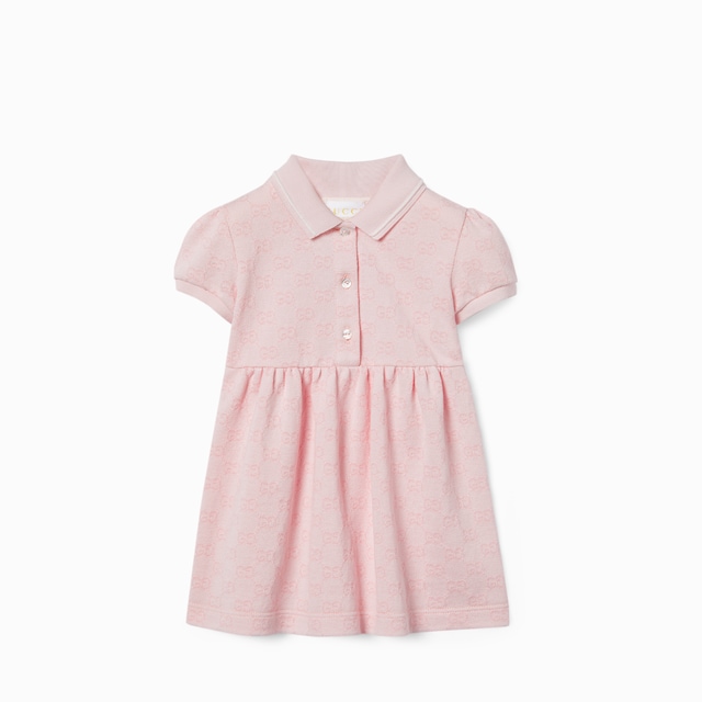 Vestido de algodón con GG para bebé