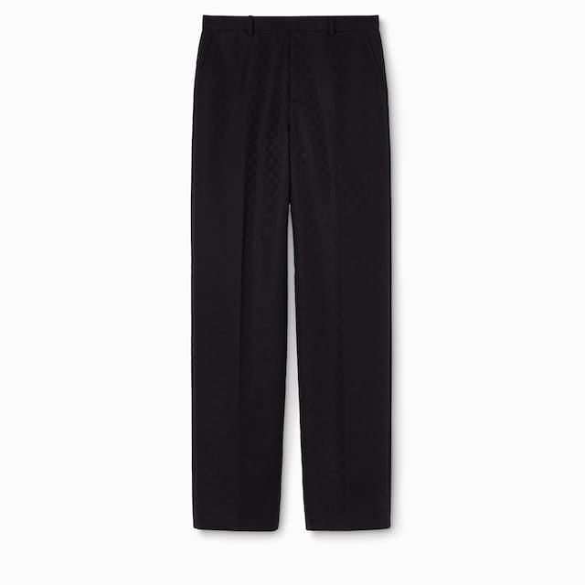 Pantalón de canvas de algodón con GG