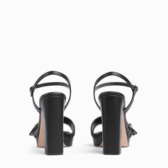 Sandalia de plataforma con Doble G para mujer