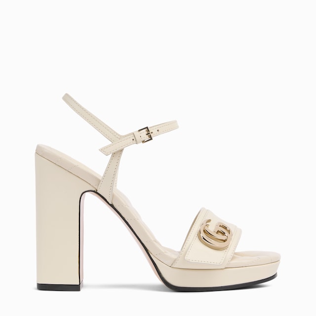Sandalia de plataforma con Doble G para mujer