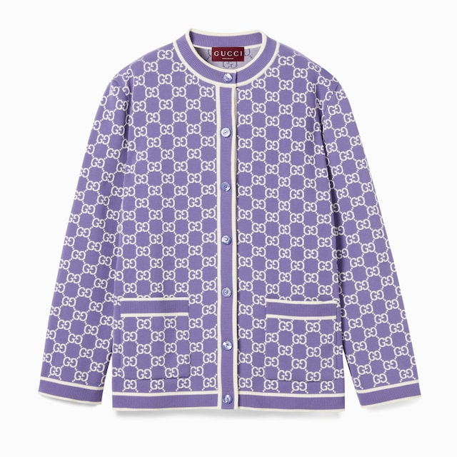 GGファインコットン ジャカード カーディガン