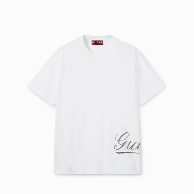 Cotton jersey T-shirt with print