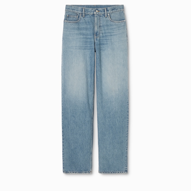 Cotton denim trousers