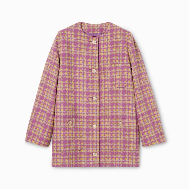 울 부클레 재킷