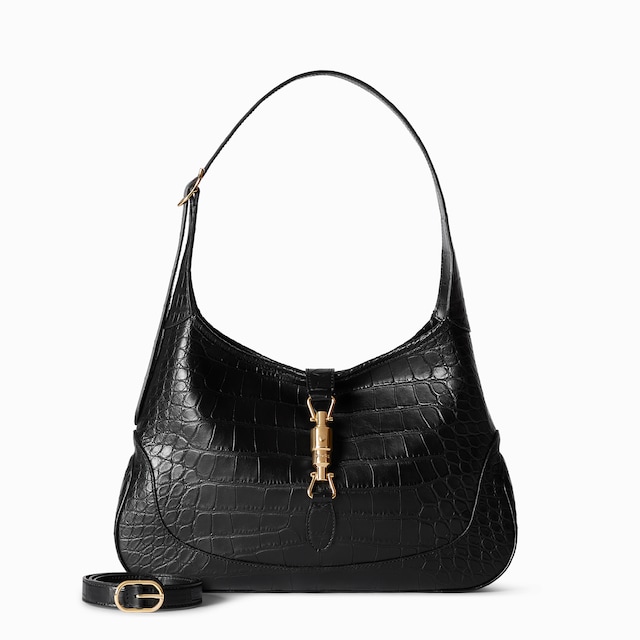 Gucci Jackie 1961 crocodile medium shoulder bag