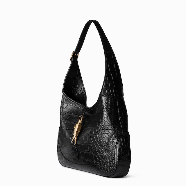 Gucci Jackie 1961 crocodile medium shoulder bag