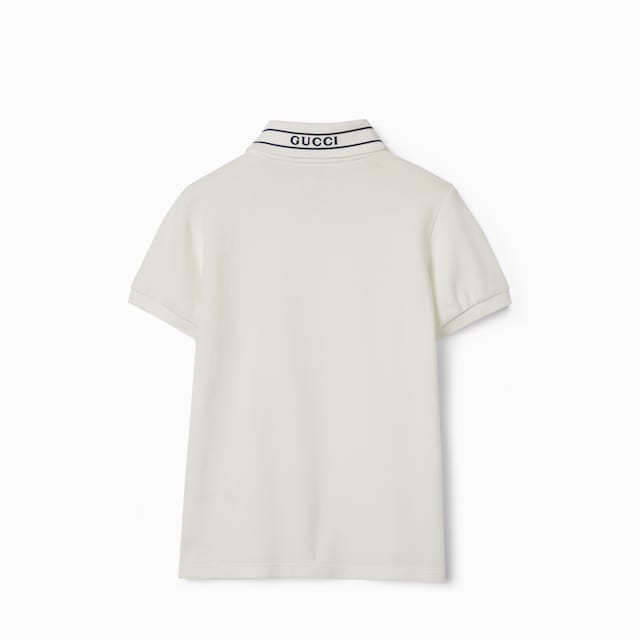 Children's cotton polo shirt