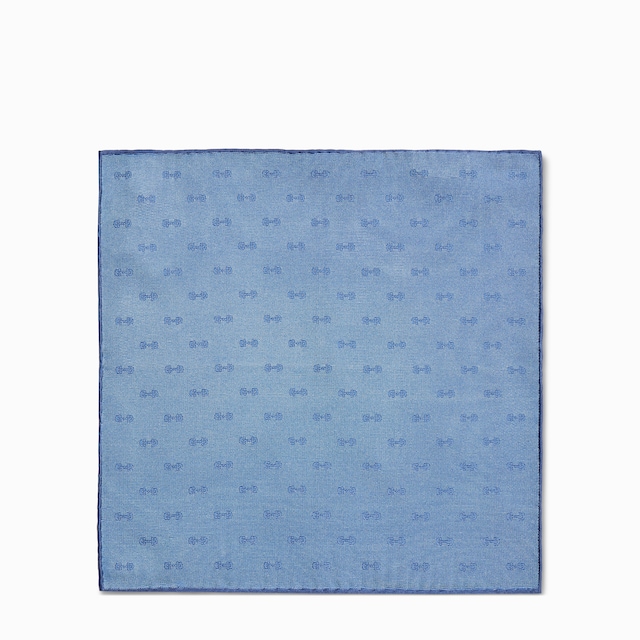 Seidenjacquard-Einstecktuch mit Horsebit
