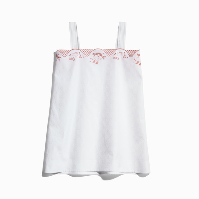 Kinderkleid aus GG Baumwolljacquard
