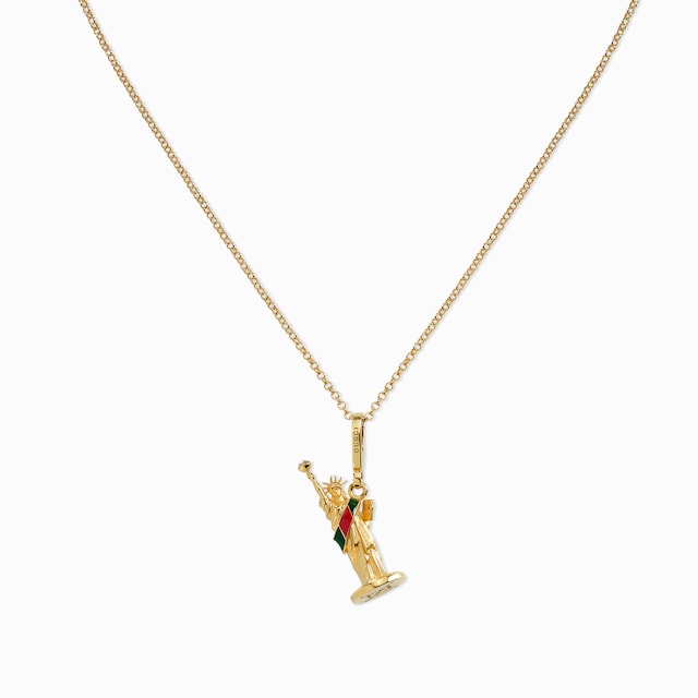 Statue of Liberty pendant chain necklace
