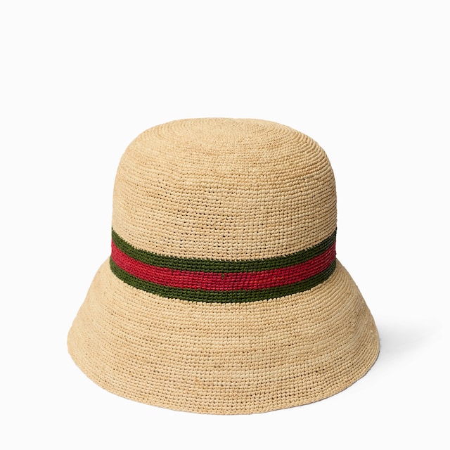 Woven fabric hat with Web