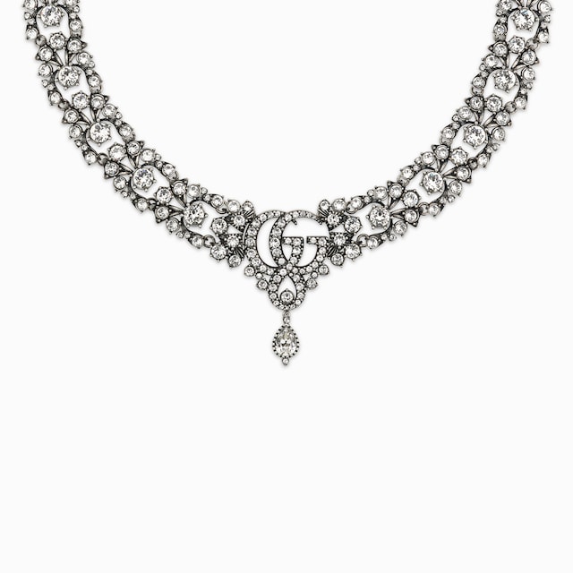 GG Marmont Choker-Halskette mit Kristallen