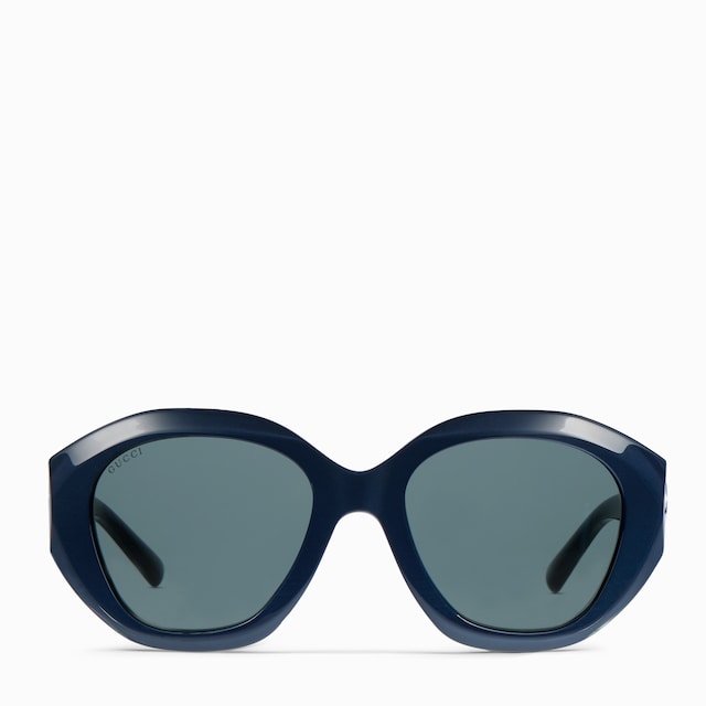 Geometric-frame sunglasses