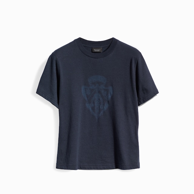Cotton jersey T-shirt with print
