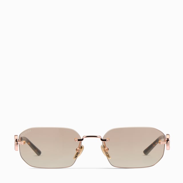 Rectangular-frame sunglasses