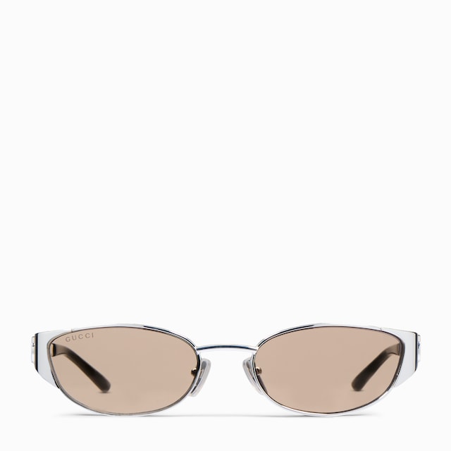 Oval-frame sunglasses