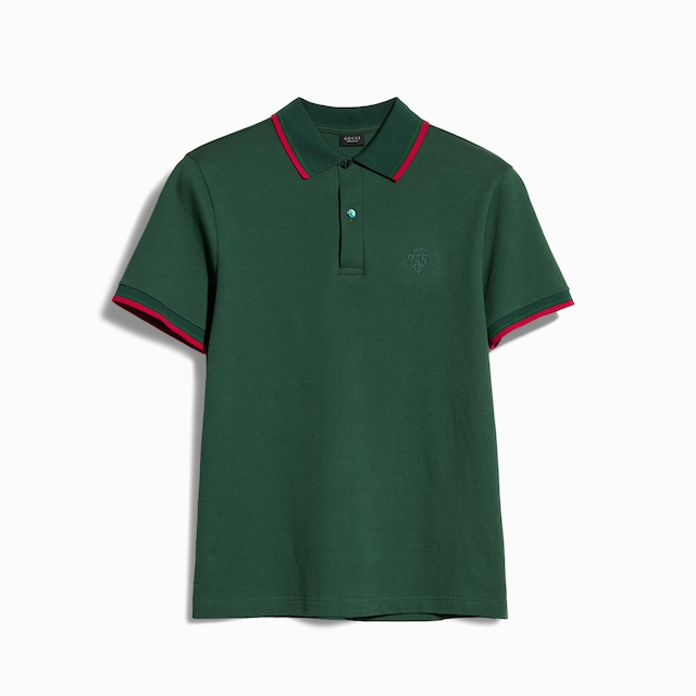 Polo de piqué de algodón con bordado