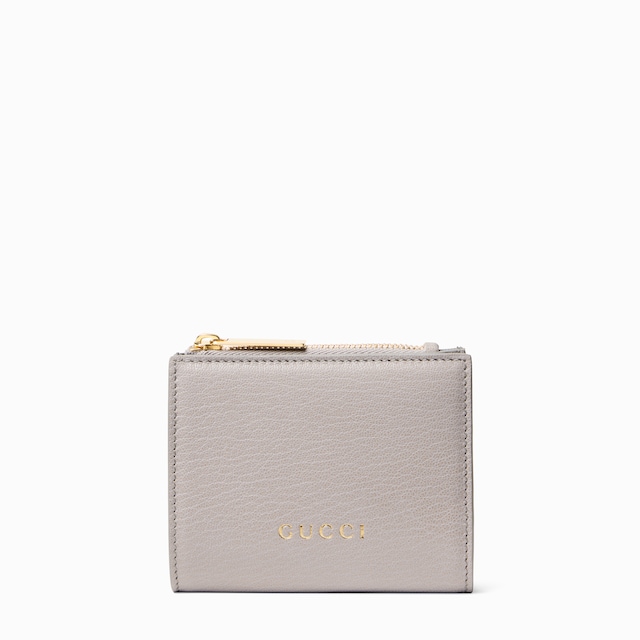 Portefeuille petit format avec lettrage Gucci