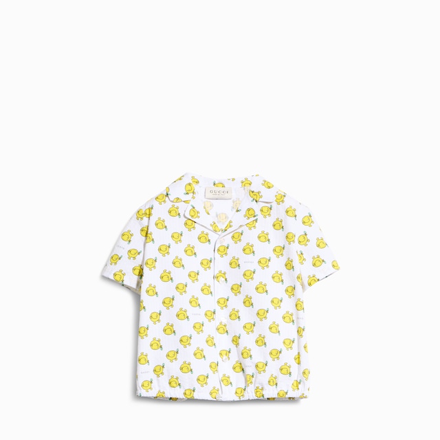 Chemise pour bébé en coton avec imprimé