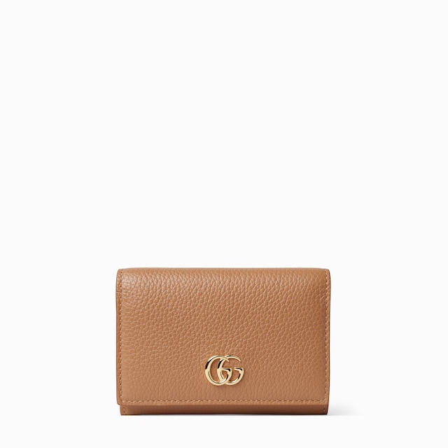 Bi-color GG Marmont card case