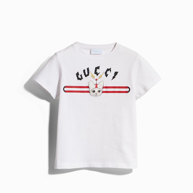 Children's cotton T-shirt with print