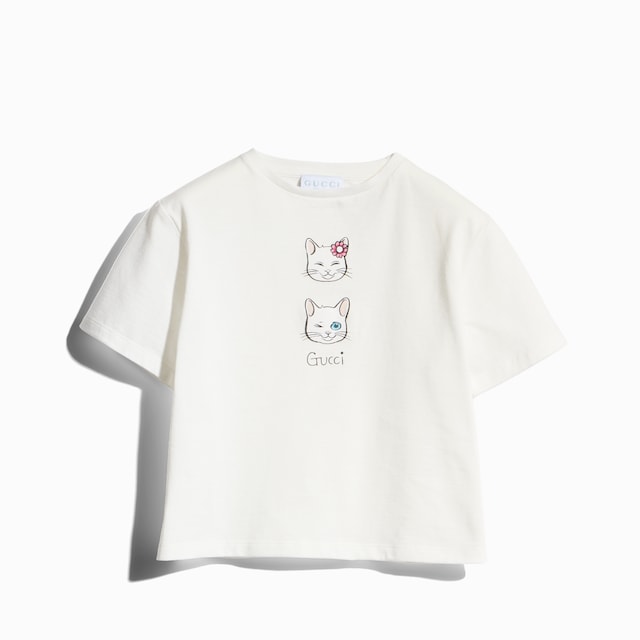 Children's cotton T-shirt with print