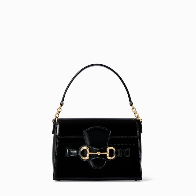 Small top handle bag with Horsebit