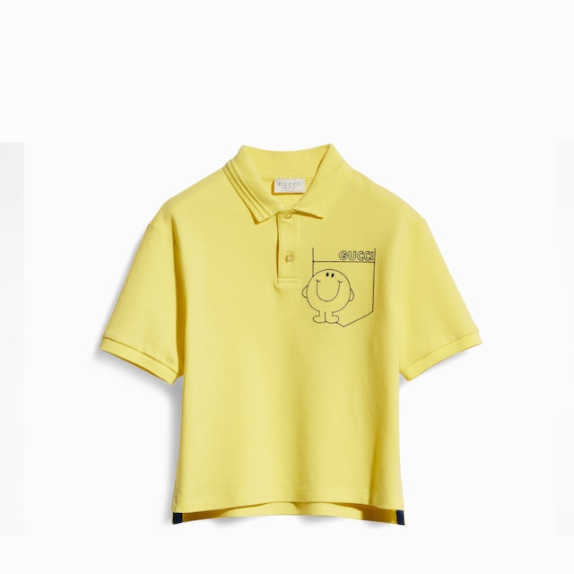 Children's cotton polo shirt