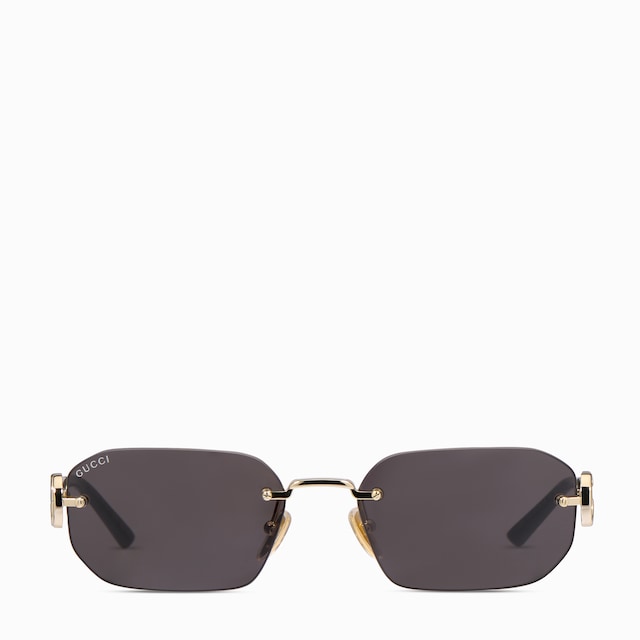 Rectangular-frame sunglasses