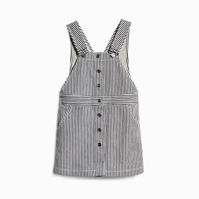 Children's striped denim dress