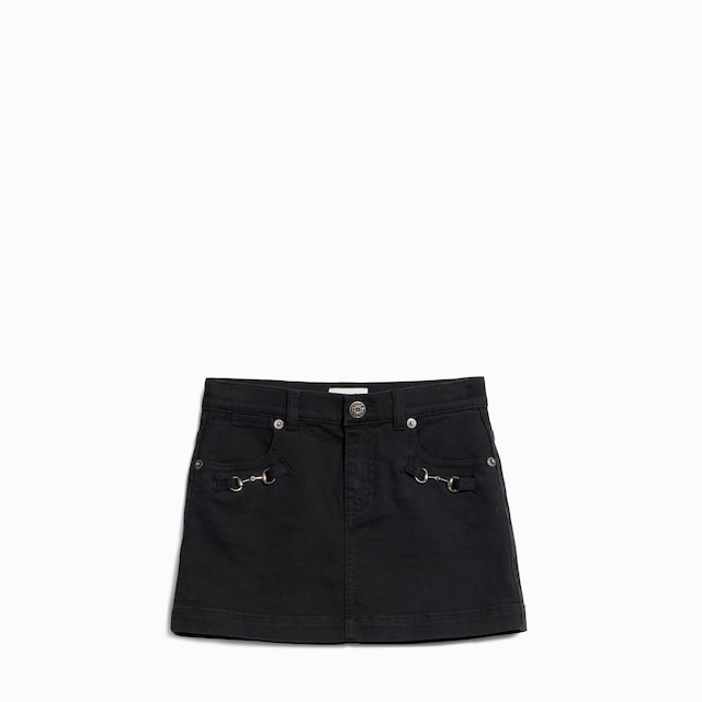 Children's denim mini skirt