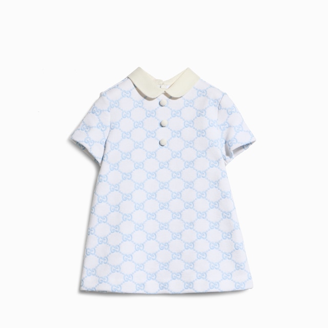 Baby embroidered cotton jersey dress