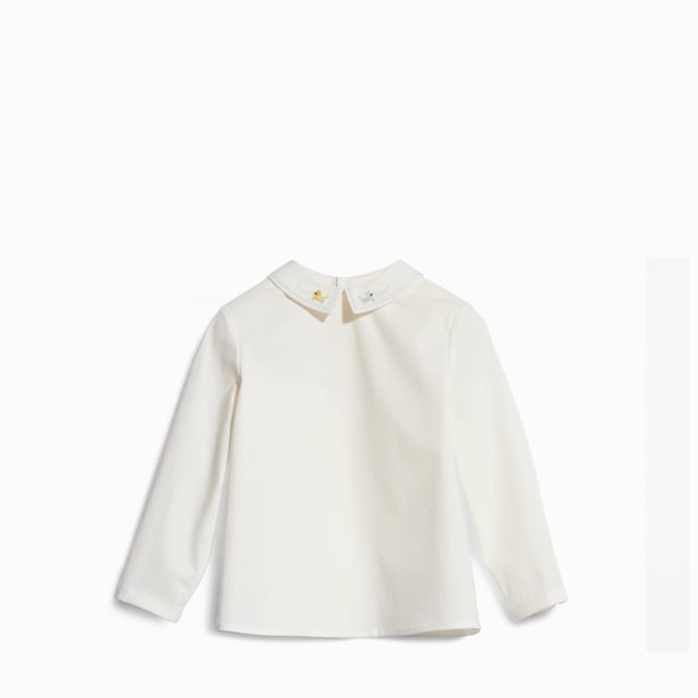 Baby cotton shirt with embroidery
