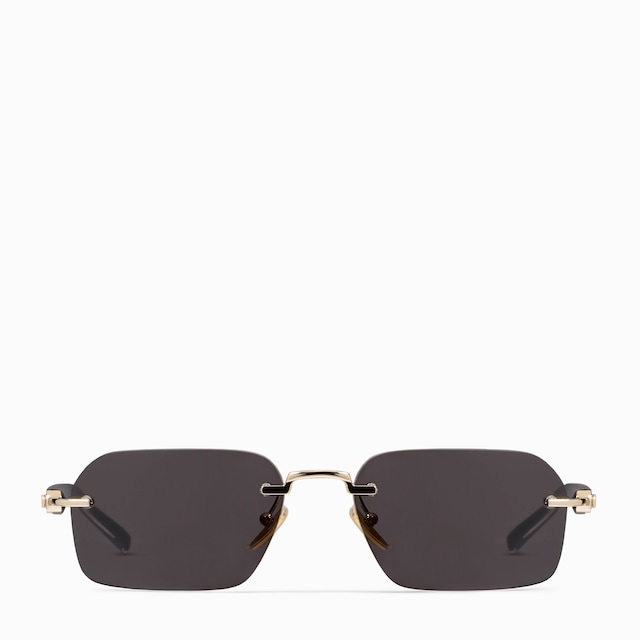 Rectangular-frame sunglasses