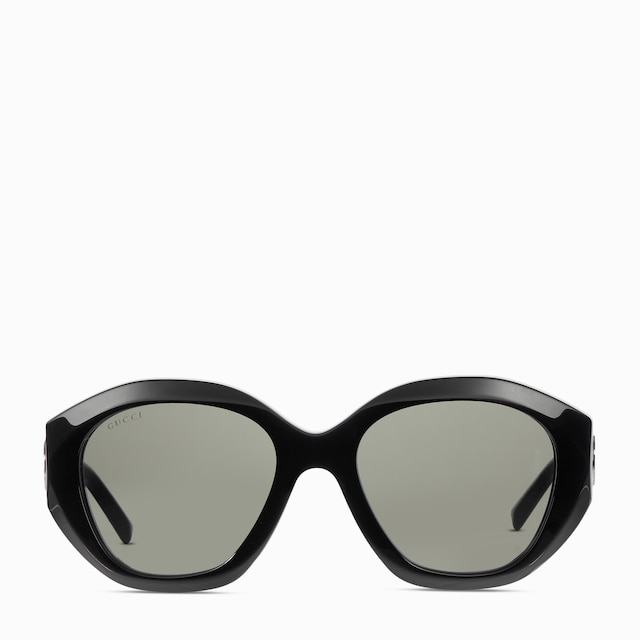 Geometric-frame sunglasses